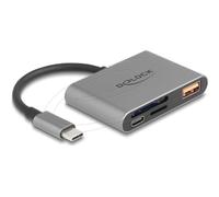 Tarjeta USB-C DELOCK Lector para tarjetas de memoria SD y Micro SD