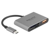 Tarjeta USB-C DELOCK Lector para tarjetas de memoria SD y Micro SD