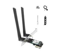 Tarjeta WiFi 6E PCIe AX210 WiFi, adaptador inalámbrico AX210 de triple banda con Bluetooth 5.3