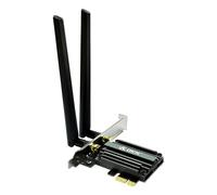Tarjeta WiFi 7 9.3Gbps 802.11BE Tarjeta WiFi PCIE Tri-Band con Bluetooth 5.4 Adaptador WiFi Nic inalámbrico 4K QAM 320MHz BE200 Interior WiFi 6E Tarjeta para Escritorio Soporta Windows 10/11 64bit