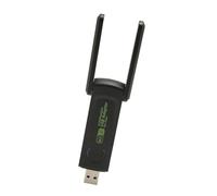 Tarjeta WiFi, Adaptador WiFi USB para PC de Escritorio, Dongle WiFi de Doble Antena de Doble Banda 1300Mbps 2.4G 5G, Adaptador de Red Inalámbrico para Win XP/7/8/8.1/10