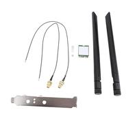 Tarjeta WiFi AX201NGW, Tarjeta Inalámbrica de 3000Mbps para 11, con 2.4GHz, Bandas de 5 GHz, Admite la Tecnología MU Mimo, la Tecnología 5.0, Admite WiFi 6 (Soporte de Antenas