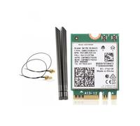 Tarjeta WiFi AX210NGW WIFI6E 5374Mbps Tri-Band 2.4G/5G/6G 5.2 MU-MIMO Tarjeta de Red Inalámbrica con Kit de Antena 8DB
