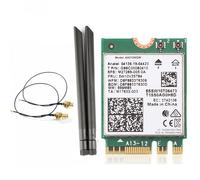 Tarjeta WiFi AX210NGW WIFI6E de 5374 Mbps, tribanda, 2,4 G/5 G/6 G, Bluetooth 5.2 -MIMO, con kit de antena de 8 dB
