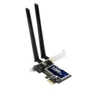 Tarjeta WiFi PCIe AC1200 para PC de escritorio con Bluetooth 5.1, adaptador de red inalámbrico de doble banda, 2.4 GHz y 5 GHz, 2 antenas de alta ganancia, para juegos y transmisión, compatible con