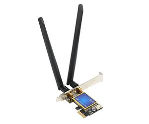 Tarjeta WiFi PCIe, Tarjeta de Red WiFi WiFi de 1200Mbps de 2 Bandas WiFi, Adaptador de Red Inalámbrica con Interfaz PCI Express, Piezas de Computadora