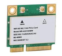 Tarjeta WIFI Tarjeta De Red De Banda Dual 6E 5G 5374M, Tarjeta Inalámbrica De Red PCB De Banda Mini De 6 GHz Para Computadoras Portátiles Con Placa Base De Puerto Mini PCIE Para Computadora Portátil