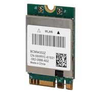 Tarjeta WLAN M.2, Dual Band 867 Mbps High Speed 802.11ac adaptador con 2 antenas para portátiles, juegos, oficina, hogar