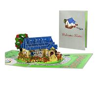 Tarjetas 3D,Tarjetas de Inauguración de la Casa,Tarjetas Pop-up de la Casa