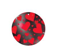 Tarjetas ambientadoras con diseño de fuegos artificiales de corazones rojos, 10 unidades, aromatizantes para coche, hojas aromáticas para uso en coche