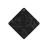 Tarjetas ambientadoras de coche con diseño abstracto de ciencia, química, 10 hojas colgantes perfumadas para coche
