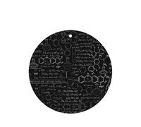 Tarjetas ambientadoras de coche con diseño abstracto de ciencia, química, 10 hojas colgantes perfumadas para coche