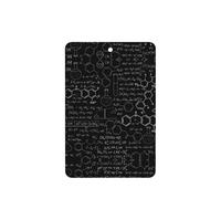 Tarjetas ambientadoras de coche con diseño abstracto de ciencia, química, 10 hojas colgantes perfumadas para coche
