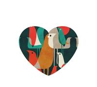 Tarjetas ambientadoras de coche con estampado de pájaros de Flock Of Birds, 10 hojas colgantes perfumadas para coche