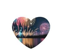 Tarjetas ambientadoras de coche con impresión de fuegos artificiales, 10 hojas perfumadas para colgar