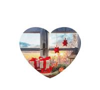 Tarjetas ambientadoras de coche con impresión de imágenes de Feliz Navidad, 10 hojas perfumadas para colgar