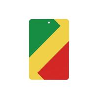 Tarjetas ambientadoras de coche de la República del Congo, 6 piezas, cartulina perfumada para decoración de coches, dormitorios, armarios