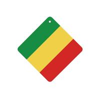 Tarjetas ambientadoras de coche de la República del Congo, juego de 4 piezas, para automóviles y hogar, fragancia de lavanda de larga duración