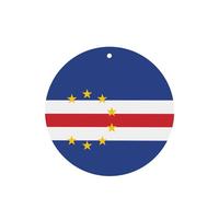 Tarjetas ambientadoras para coche, diseño de bandera de Cabo Verde, 6 piezas, cartulina perfumada, decoración para coches, dormitorios, armarios