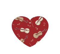 Tarjetas ambientadoras para coche, tabletas de aromaterapia para coche, tarjetas perfumadas para colgar en el hogarMúsica Violín Nota Roja
