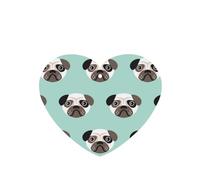 Tarjetas ambientadoras para coche, tabletas de aromaterapia para coche, tarjetas perfumadas para colgar en el hogarIlustración Pug Cachorro Azul Patrón Niños
