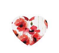 Tarjetas ambientadoras para coche, tabletas de aromaterapia para coche, tarjetas perfumadas para colgar en el hogarPintura A La Acuarela Amapola Roja Floral