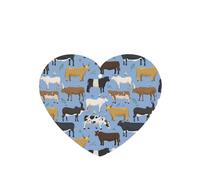 Tarjetas ambientadoras para coche, tabletas de aromaterapia para coche, tarjetas perfumadas para colgar en el hogarConjunto de toros y vacas animales de granja ganado mamífero