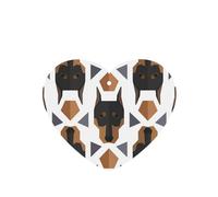 Tarjetas ambientadoras para coche, tabletas de aromaterapia para coche, tarjetas perfumadas para colgar en el hogarCabeza de Doberman de patrón poligonal