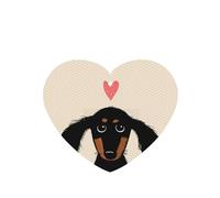 Tarjetas ambientadoras para coche, tabletas de aromaterapia para coche, tarjetas perfumadas para colgar en el hogarAmor de cachorro de perro salchicha