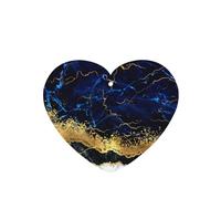 Tarjetas ambientadoras para coche, tabletas de aromaterapia para coche, tarjetas perfumadas para colgar en el hogarOla De Mármol Blanco Dorado Azul Marino