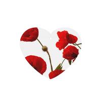 Tarjetas ambientadoras para coche, tabletas de aromaterapia para coche, tarjetas perfumadas para colgar en el hogarFlores de amapola roja