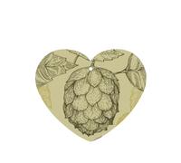 Tarjetas ambientadoras para coche, tabletas de aromaterapia para coche, tarjetas perfumadas para colgar en el hogarVintage Retro Línea Cerveza Hop Cono Hojas
