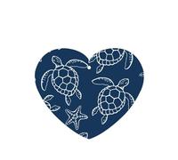 Tarjetas ambientadoras para coche, tabletas de aromaterapia para coche, tarjetas perfumadas para colgar en el hogarTortuga Sobre Fondo Azul
