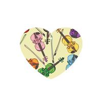 Tarjetas ambientadoras para coche, tabletas de aromaterapia para coche, tarjetas perfumadas para colgar en el hogarNota musical de violín