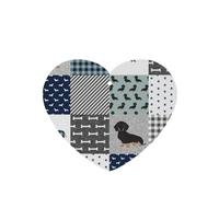 Tarjetas ambientadoras para coche, tabletas de aromaterapia para coche, tarjetas perfumadas para colgar en el hogarDachshund mascota raza de perro silueta negro y fuego