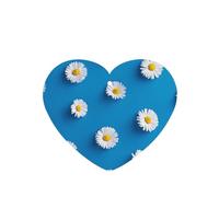 Tarjetas ambientadoras para coche, tabletas de aromaterapia para coche, tarjetas perfumadas para colgar en el hogarMargarita blanca estampada.