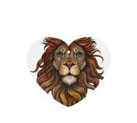 Tarjetas ambientadoras para coche, tabletas de aromaterapia para coche, tarjetas perfumadas para colgar en el hogarHermoso retrato de león