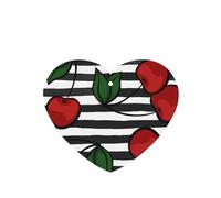 Tarjetas ambientadoras para coche, tabletas de aromaterapia para coche, tarjetas perfumadas para colgar en el hogarCon Cereza En Blanco Y Negro