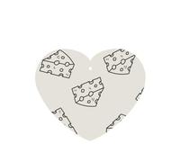 Tarjetas ambientadoras para coche, tabletas de aromaterapia para coche, tarjetas perfumadas para colgar en el hogarPatrón de garabato de queso