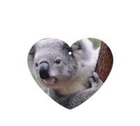 Tarjetas ambientadoras para coche, tabletas de aromaterapia para coche, tarjetas perfumadas para colgar en el hogarKoala en rama