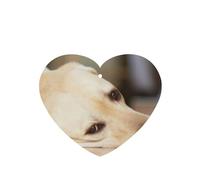 Tarjetas ambientadoras para coche, tabletas de aromaterapia para coche, tarjetas perfumadas para colgar en el hogarImpresión de Labrador Retriever amarillo