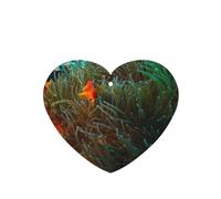 Tarjetas ambientadoras para coche, tabletas de aromaterapia para coche, tarjetas perfumadas para colgar en el hogarEstampado De Coral Y Peces