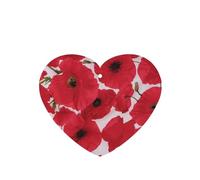 Tarjetas ambientadoras para coche, tabletas de aromaterapia para coche, tarjetas perfumadas para colgar en el hogarRojo amapola