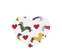 Tarjetas ambientadoras para coche, tabletas de aromaterapia para coche, tarjetas perfumadas para colgar en el hogarPrecioso perro salchicha