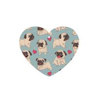Tarjetas ambientadoras para coche, tabletas de aromaterapia para coche, tarjetas perfumadas para colgar en el hogarPegatina Pug azul