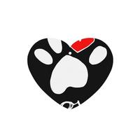 Tarjetas ambientadoras para coche, tabletas de aromaterapia para coche, tarjetas perfumadas para colgar en el hogarPerro Huella Pata Amor