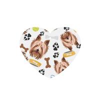 Tarjetas ambientadoras para coche, tabletas de aromaterapia para coche, tarjetas perfumadas para colgar en el hogarPerro Sonriente Yorkshire Terrier