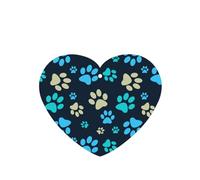 Tarjetas ambientadoras para coche, tabletas de aromaterapia para coche, tarjetas perfumadas para colgar en el hogarHuella de pie de perro