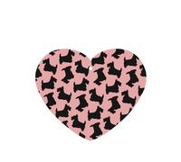 Tarjetas ambientadoras para coche, tabletas de aromaterapia para coche, tarjetas perfumadas para colgar en el hogarPatrón Terrier Escocés Rosa Negro