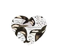 Tarjetas ambientadoras para coche, tabletas de aromaterapia para coche, tarjetas perfumadas para colgar en el hogarOrcas de acuarela